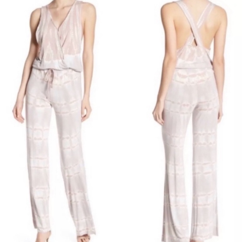 Young Fabulous & Broke Tie Dye Flare Jumpsuit
